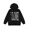 Vlone Hoodie Black Rainbow