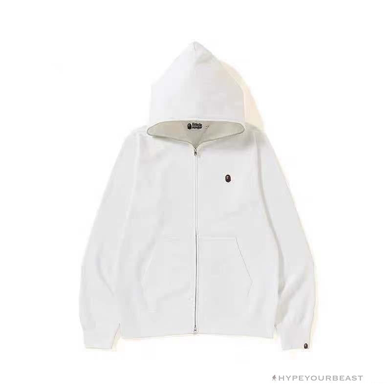 BAPE Classic Ape Head Hoodie 'WHITE'