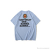 BAPE Baby Milo Watermelon Little Monkey Tee Shirt 'BLUE'