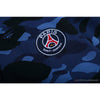 BAPE x PSG Paris Saint-Germain Camouflage Blue Hoodie