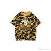 BAPE KIDS Elbow Hug Gorilla Camouflage Tee Shirt 'YELLOW'