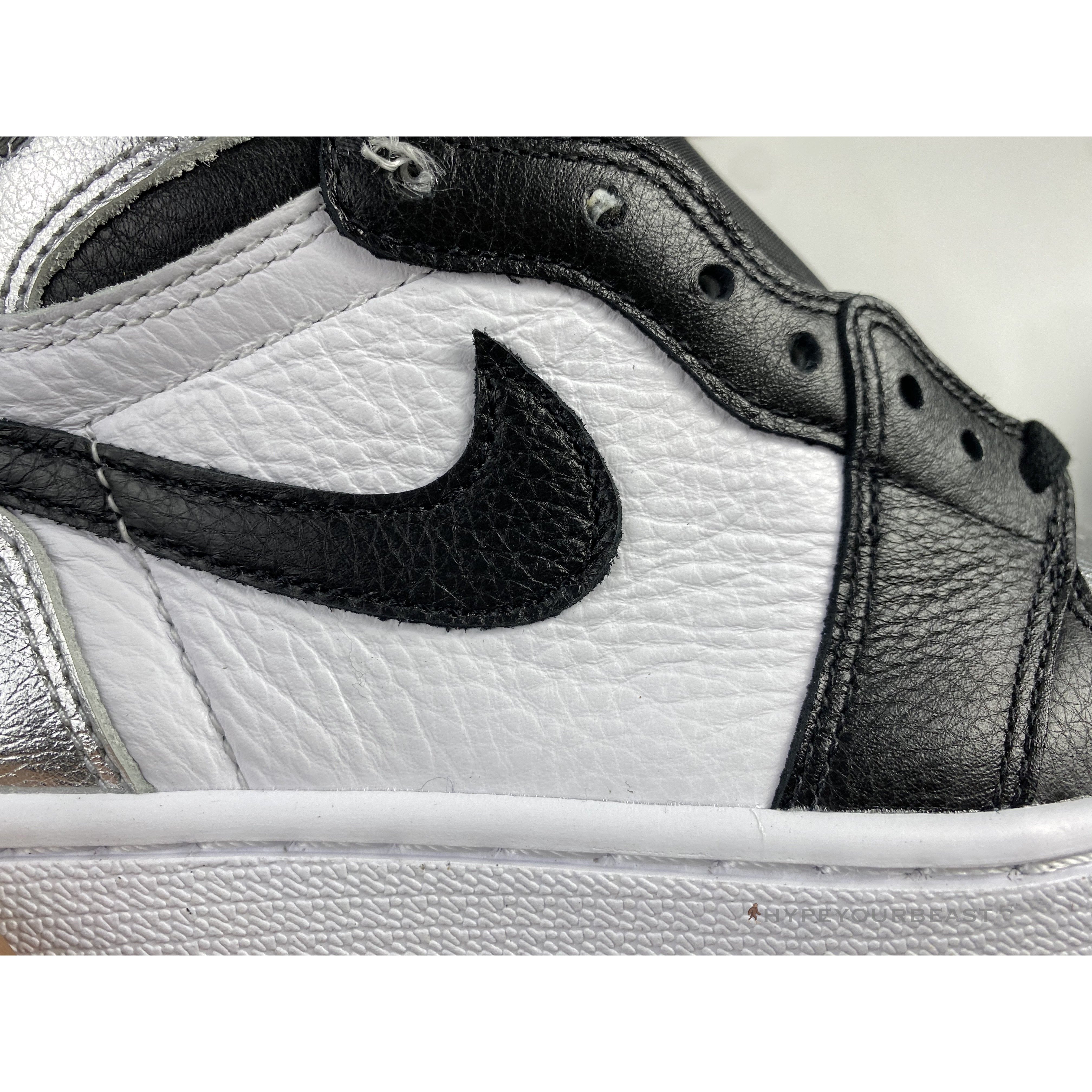 Air Jordan 1 Retro High Silver Toe