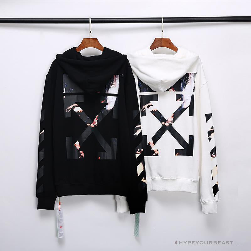 OFF-WHITE Angel Jesus Religious Print Hoodie 'WHITE'