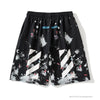 OFF-WHITE Hot Starry Sky Fireworks Shorts 'BLACK'