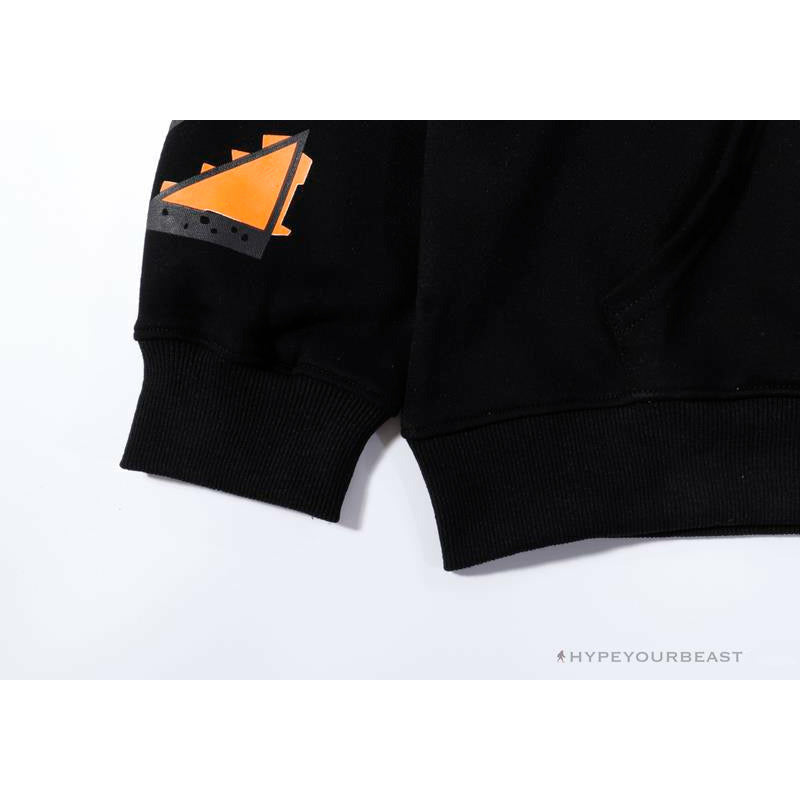 OFF-WHITE Pink Orange Arrow Hoodie 'BLACK'