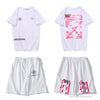 OFF-WHITE 99 x Pink Arrow Shorts 'WHITE'