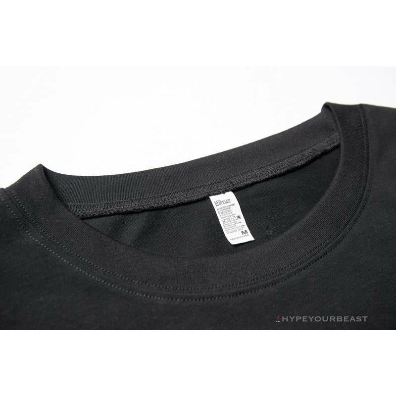 OFF-WHITE Loose x Oversized Chest Tee Shirt 'BLACK'