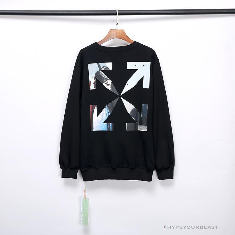 OFF-WHITE The Kiss Long Sleeve Shirt 'BLACK'