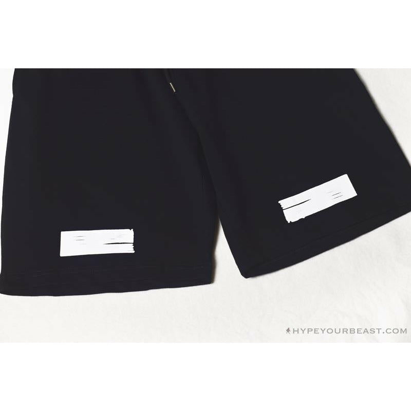 OFF-WHITE Classic Seeing Things Shorts 'BLACK'