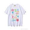 BAPE Street Graffiti Tee Shirt 'WHITE'