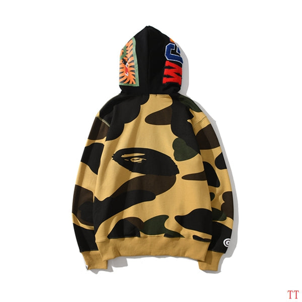 Bape Camo Hoodie Yellow