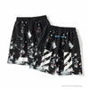 OFF-WHITE Hot Starry Sky Fireworks Shorts 'BLACK'