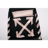 OFF-WHITE Rubber Strip Arrow Hoodie 'BLACK'