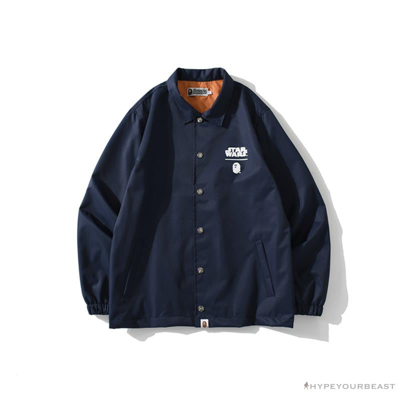 BAPE x Star Wars Collaboration Windbreaker Jacket 'BLUE'