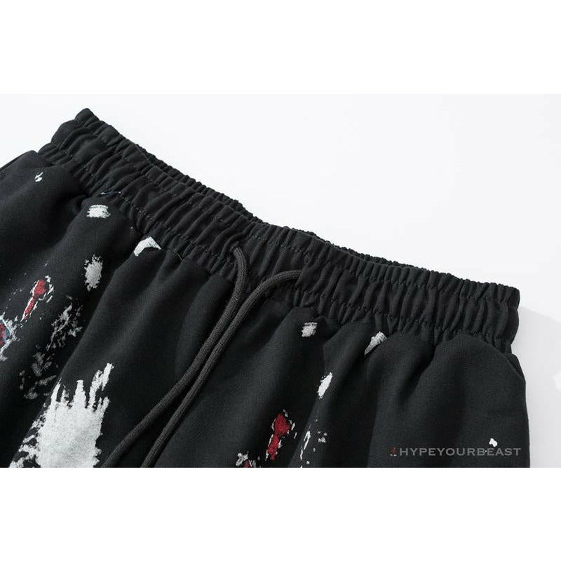 OFF-WHITE Hot Starry Sky Fireworks Shorts 'BLACK'