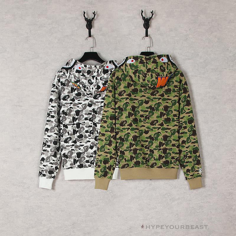 Bape Green Camouflage Hoodie