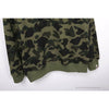 BAPE Classic Ape Head Embroidered Camouflage Long Sleeve Shirt 'GREEN'