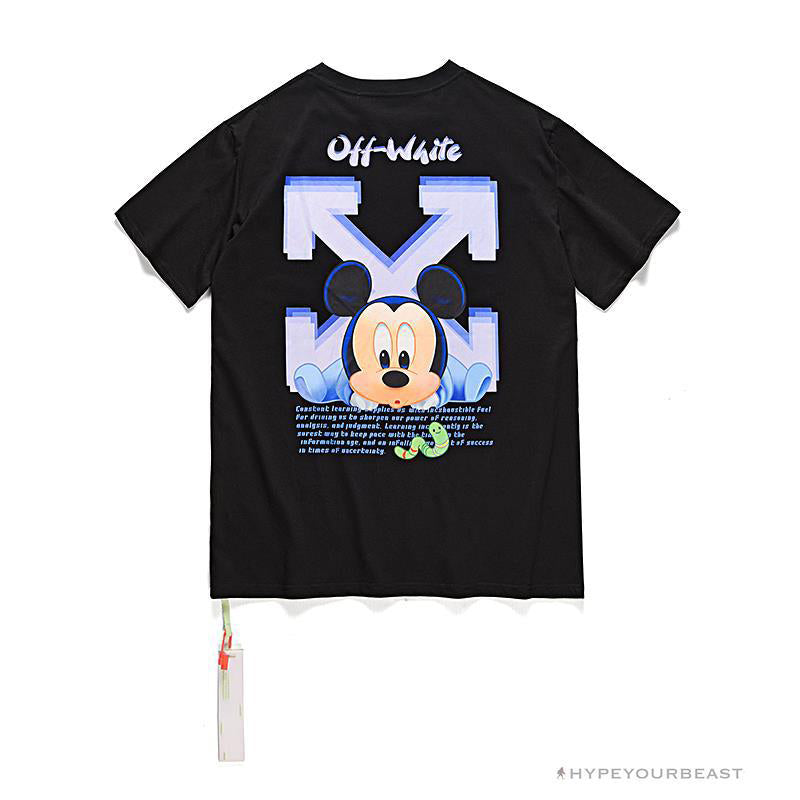 OFF-WHITE Disney Spring x Summer Mickey Arrow Tee Shirt 'BLACK'