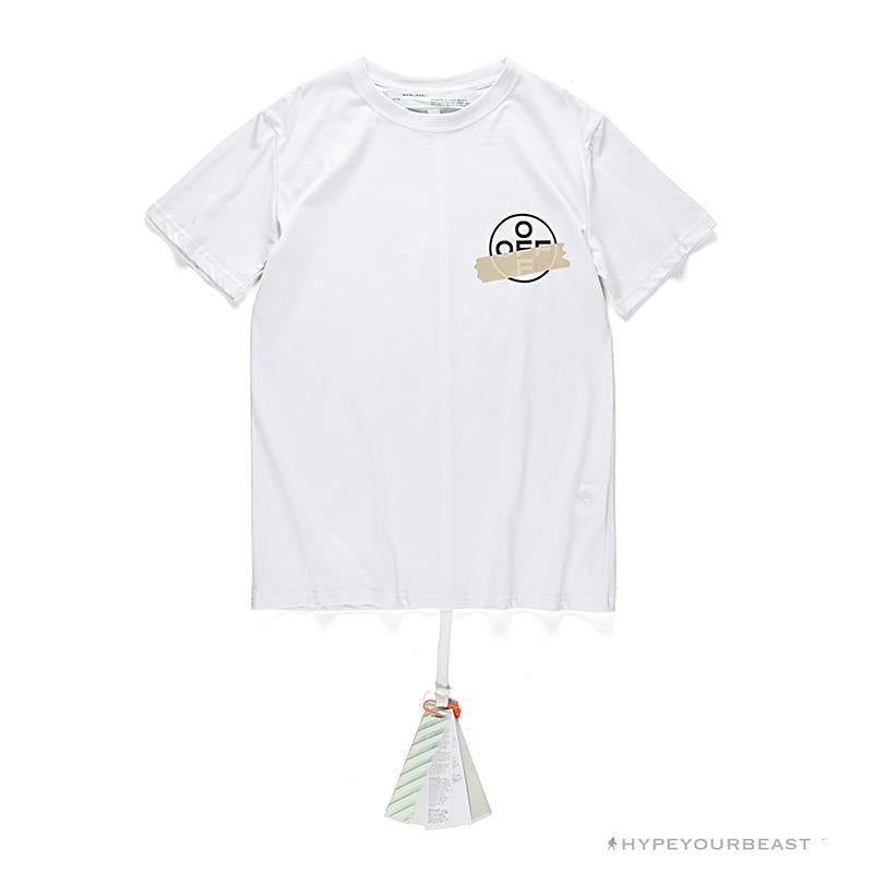 OFF-WHITE Explosive Strip Basic Arrow Tee Shirt 'WHITE'