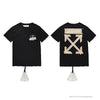 OFF-WHITE Explosive Strip Basic Arrow Tee Shirt 'BLACK'