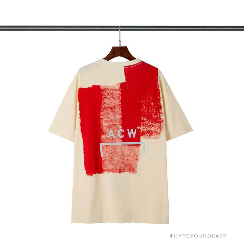 OFF-WHITE ACW Digital Print Tee Shirt 'BEIGE'