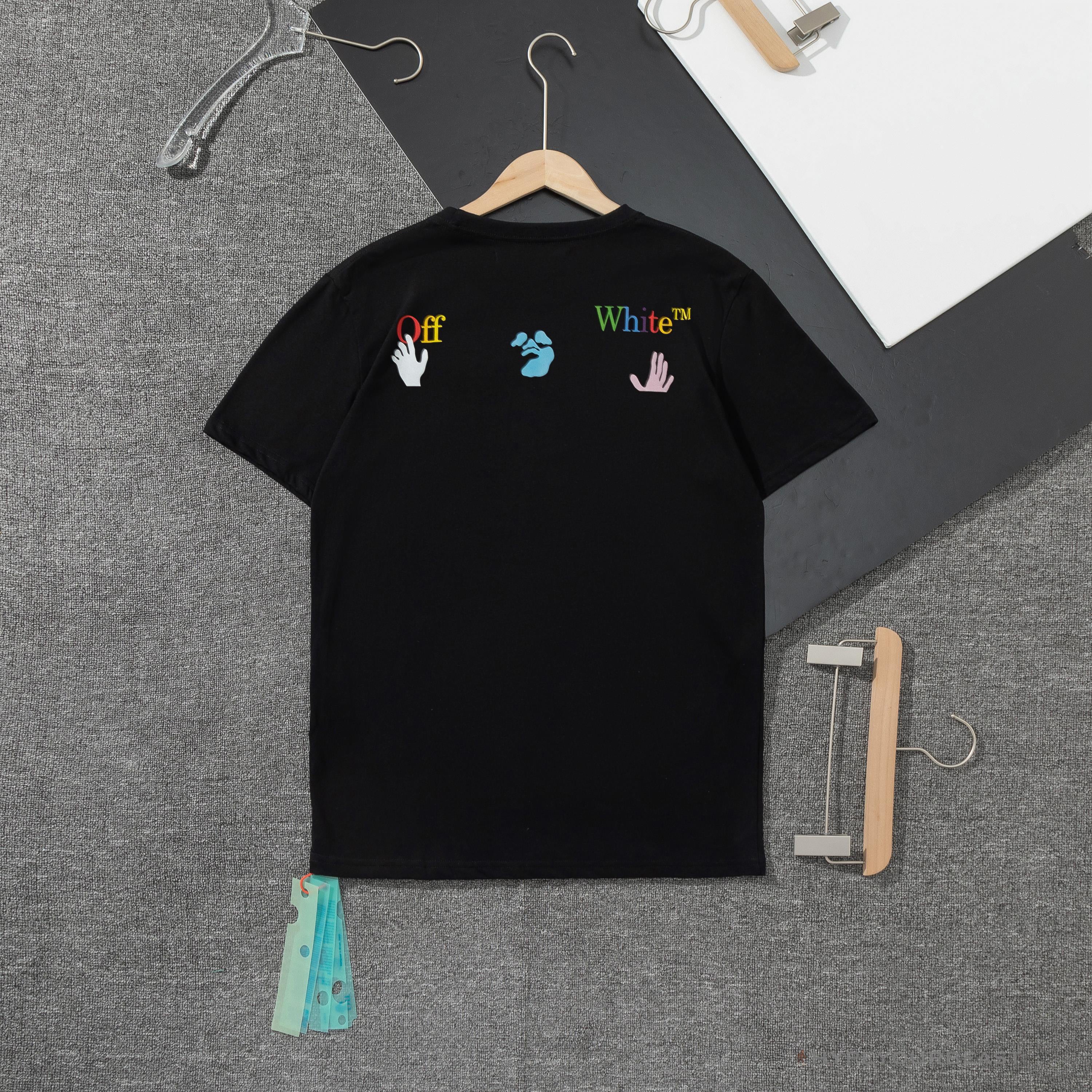 OFF-WHITE Support Love 'BLACK' Tee Shirt