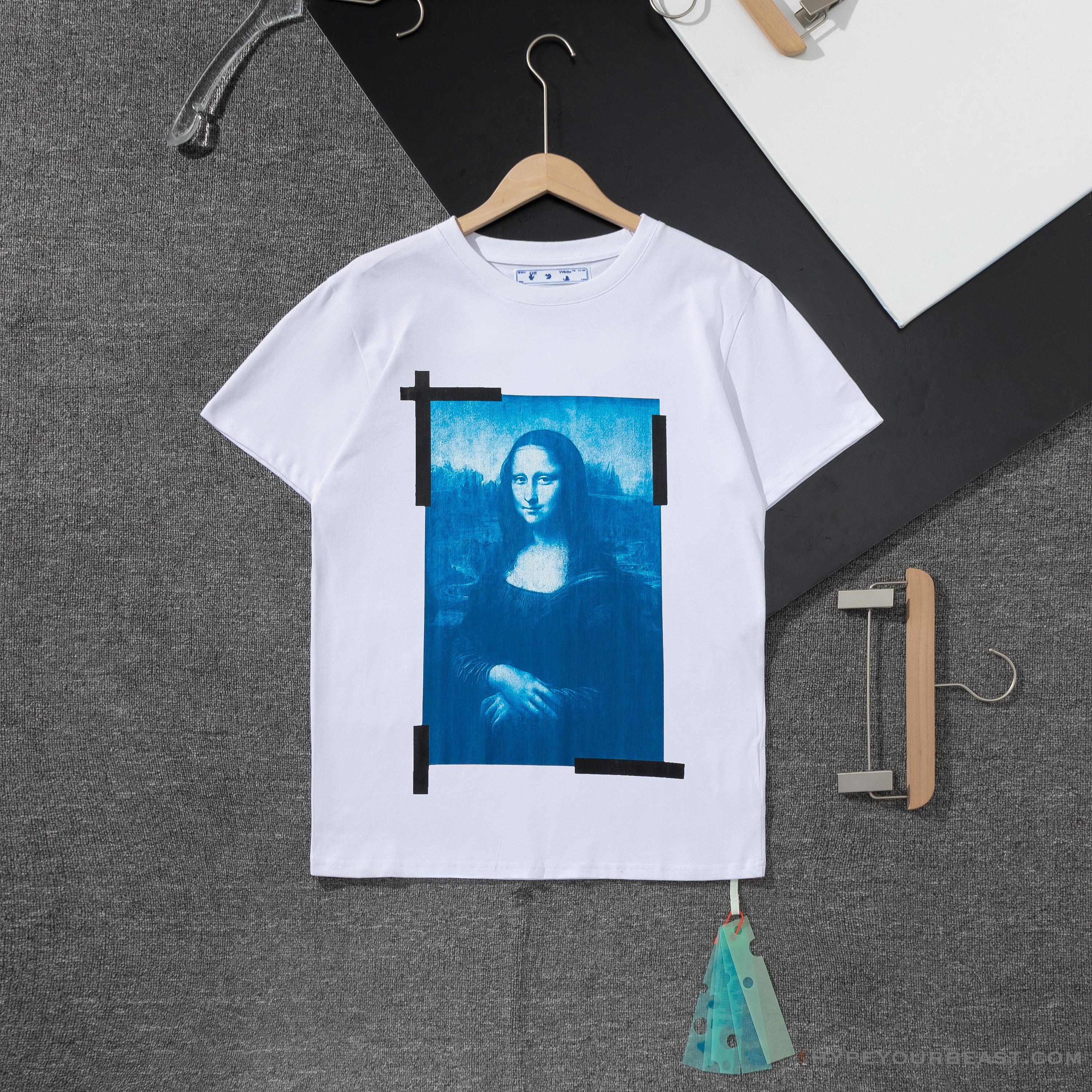 OFF-WHITE Classic Mona Lisa Print Tee Shirt 'WHITE'