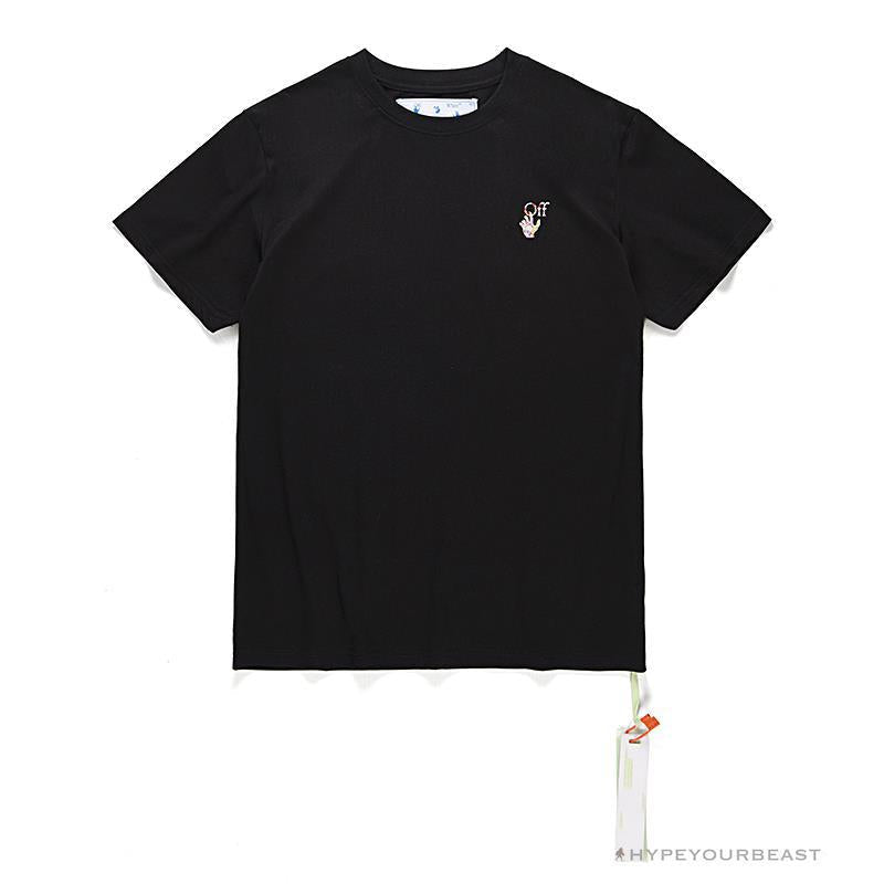 OFF-WHITE Takashi Murakami Chrysanthemum Tee Shirt 'BLACK'