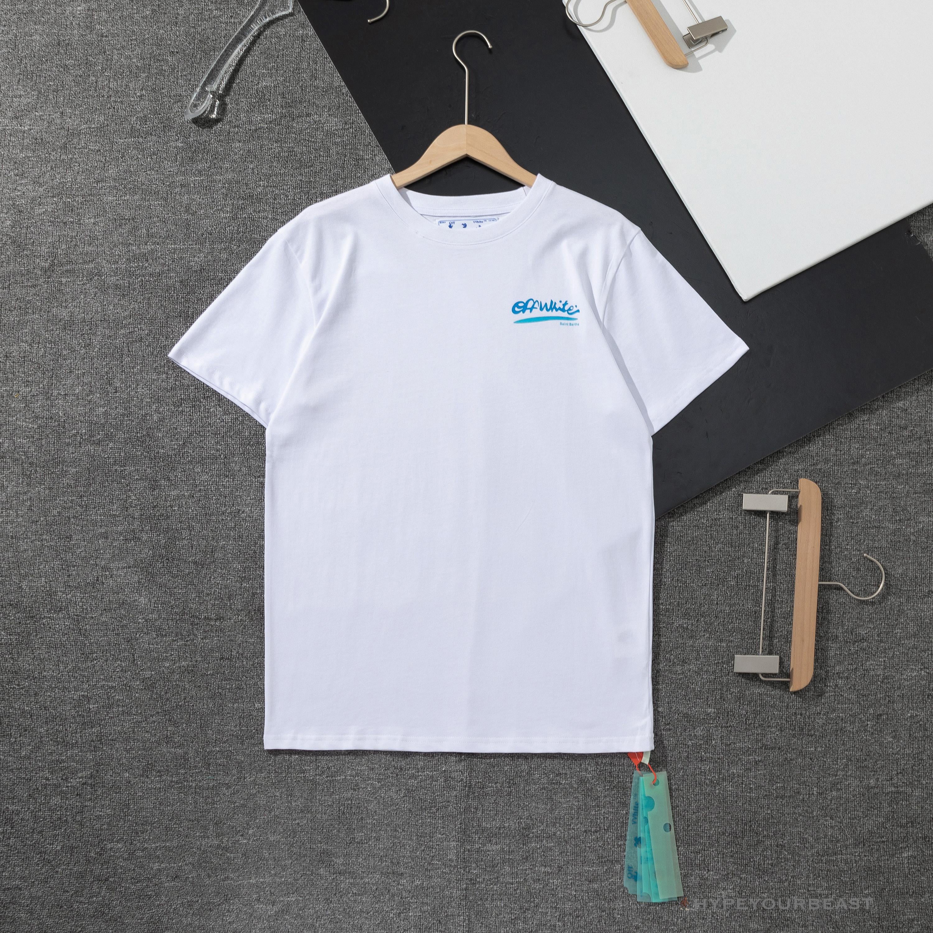 OFF-WHITE Tropical Landscape Tee Shirt 'WHITE'