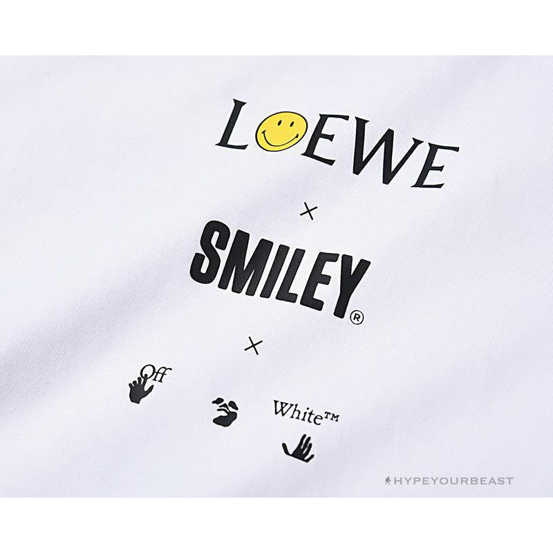 OFF-WHITE X LOEW X SMILEY Tee Shirt 'WHITE'