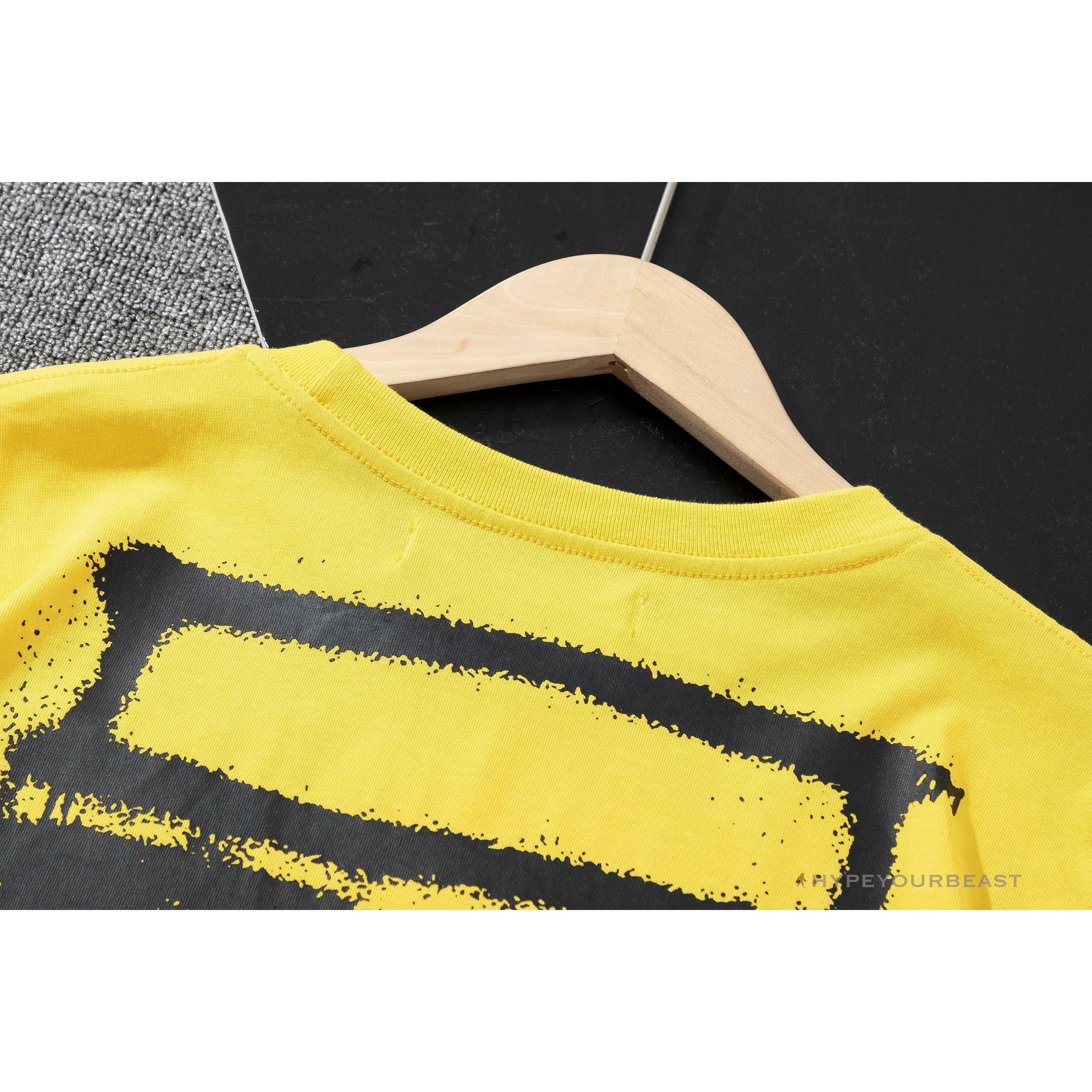 OFF-WHITE Spray Paint Arrow Tee Shirt 'YELLOW'