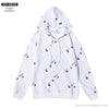 OFF-WHITE Classic Print Hoodie 'WHITE'