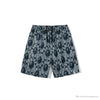 BAPE x COACH Co-Branded Grey-Blue Shorts