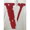 Vlone White And Red Tee Shirt