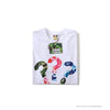 BAPE Camouflage Three-Color Question Mark Tee Shirt 'WHITE'