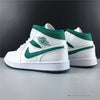 Air Jordan 1 Mid White Mystic Green