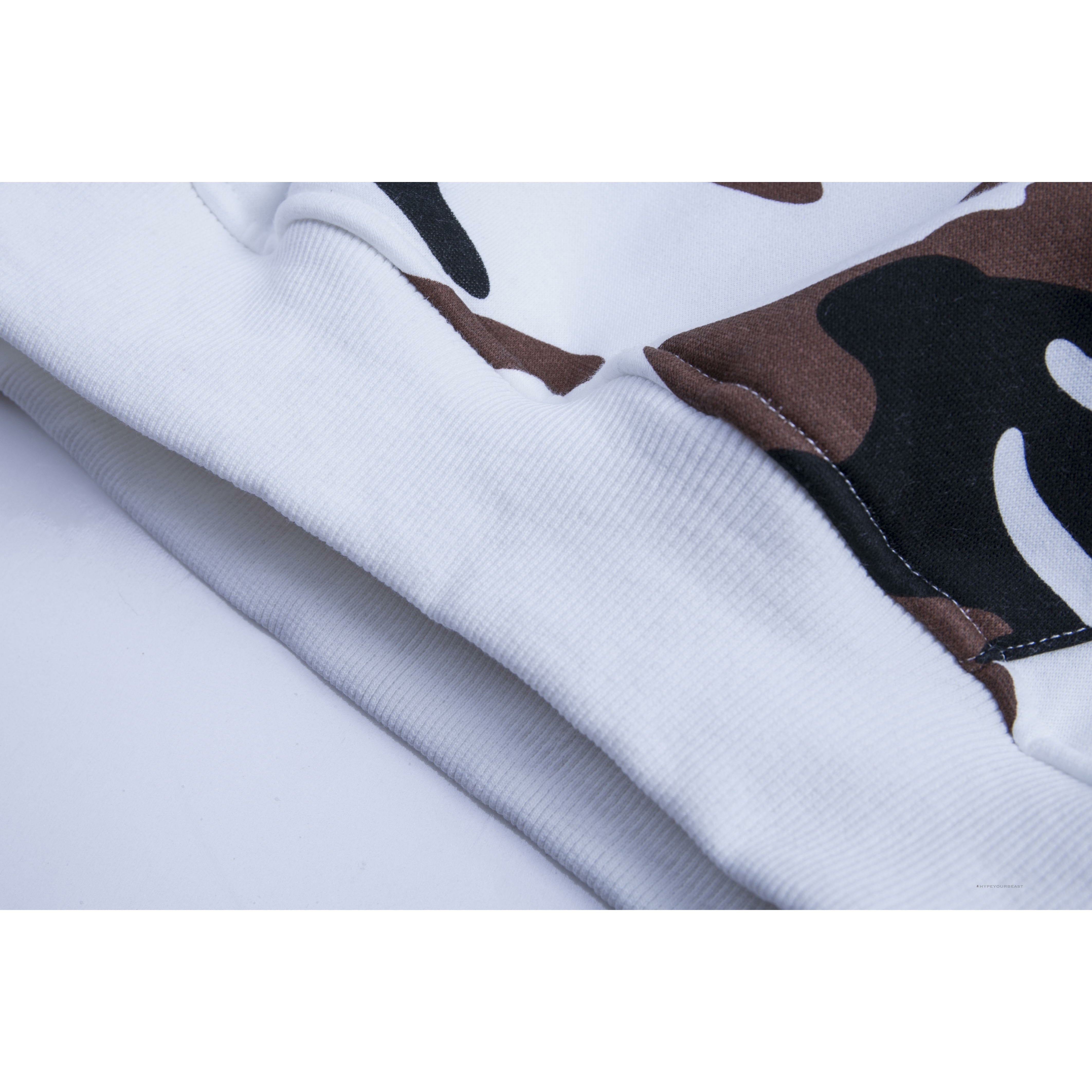 Supreme Camo Hoodie White Camouflage