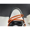 Off White X Nike Dunk Low Black Orange Lace