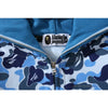 Bape Camo Hoodie Shark Head BLUE