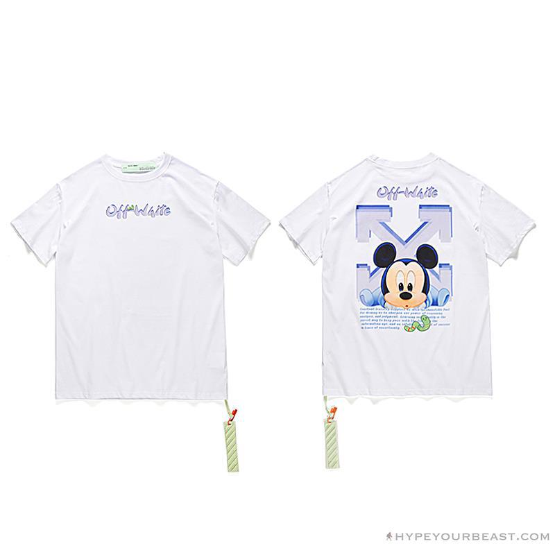 OFF-WHITE Disney Spring x Summer Mickey Arrow Tee Shirt 'WHITE'