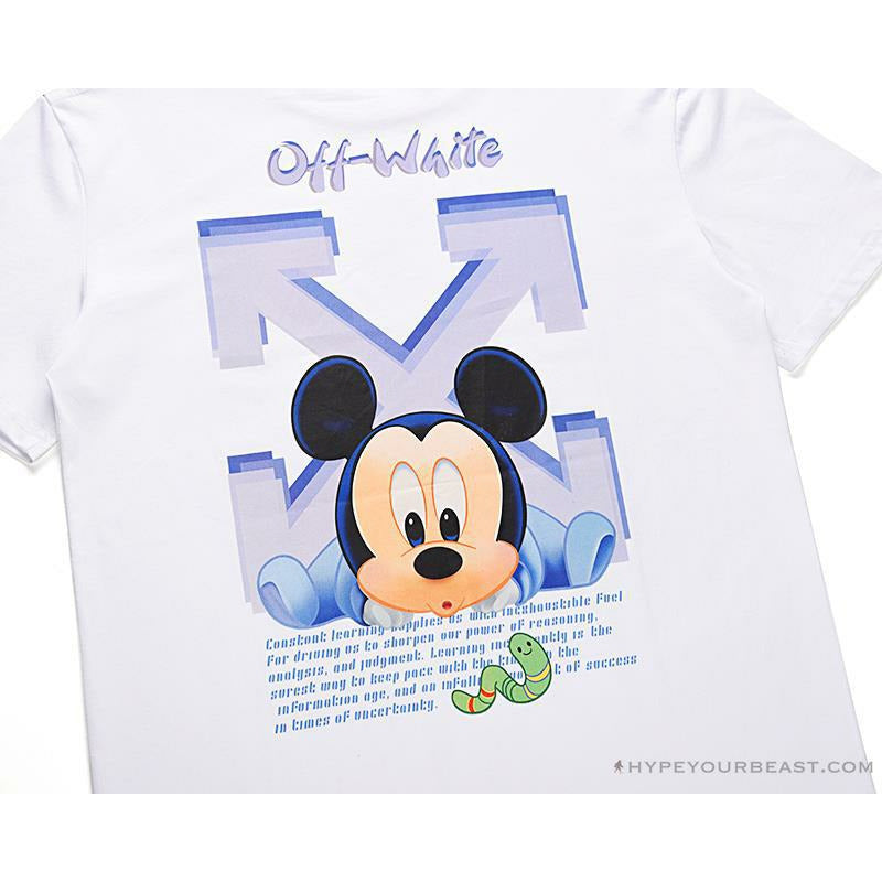 OFF-WHITE Disney Spring x Summer Mickey Arrow Tee Shirt 'WHITE'