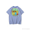 BAPE Baby Milo Sesame Street Striped Tee Shirt 'BLUE'