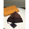 LV Beanie Brown / Black