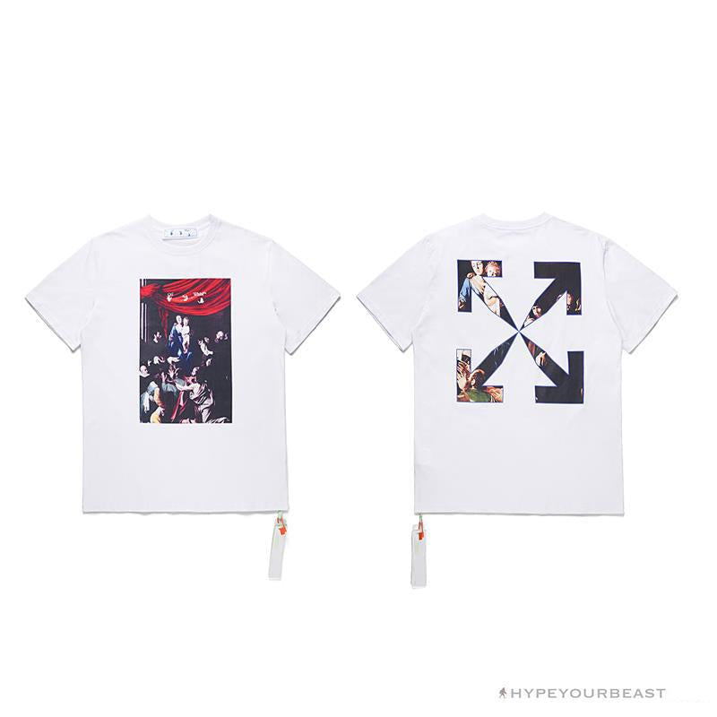 OFF-WHITE Baroque Angel Religious Painting Tee Shirt 'WHITE'
