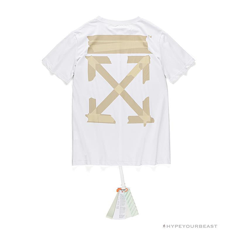 OFF-WHITE Explosive Strip Basic Arrow Tee Shirt 'WHITE'