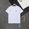 OFF-WHITE Red Flash Cross Arrow Tee Shirt 'WHITE'