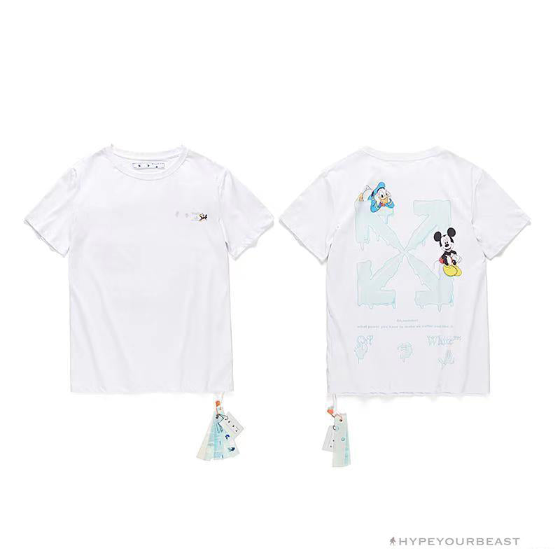 OFF-WHITE Mickey Limited Arrow Tee Shirt 'WHITE'