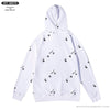 OFF-WHITE Classic Print Hoodie 'WHITE'