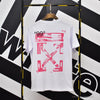 OFF-WHITE 99 Pink Arrow Tee Shirt 'WHITE'