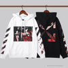 OFF-WHITE Skull and Writing Hoodie 'BLACK'